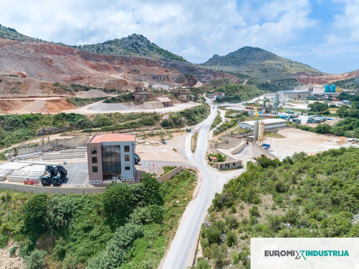 Euromix Industrija quarry access road