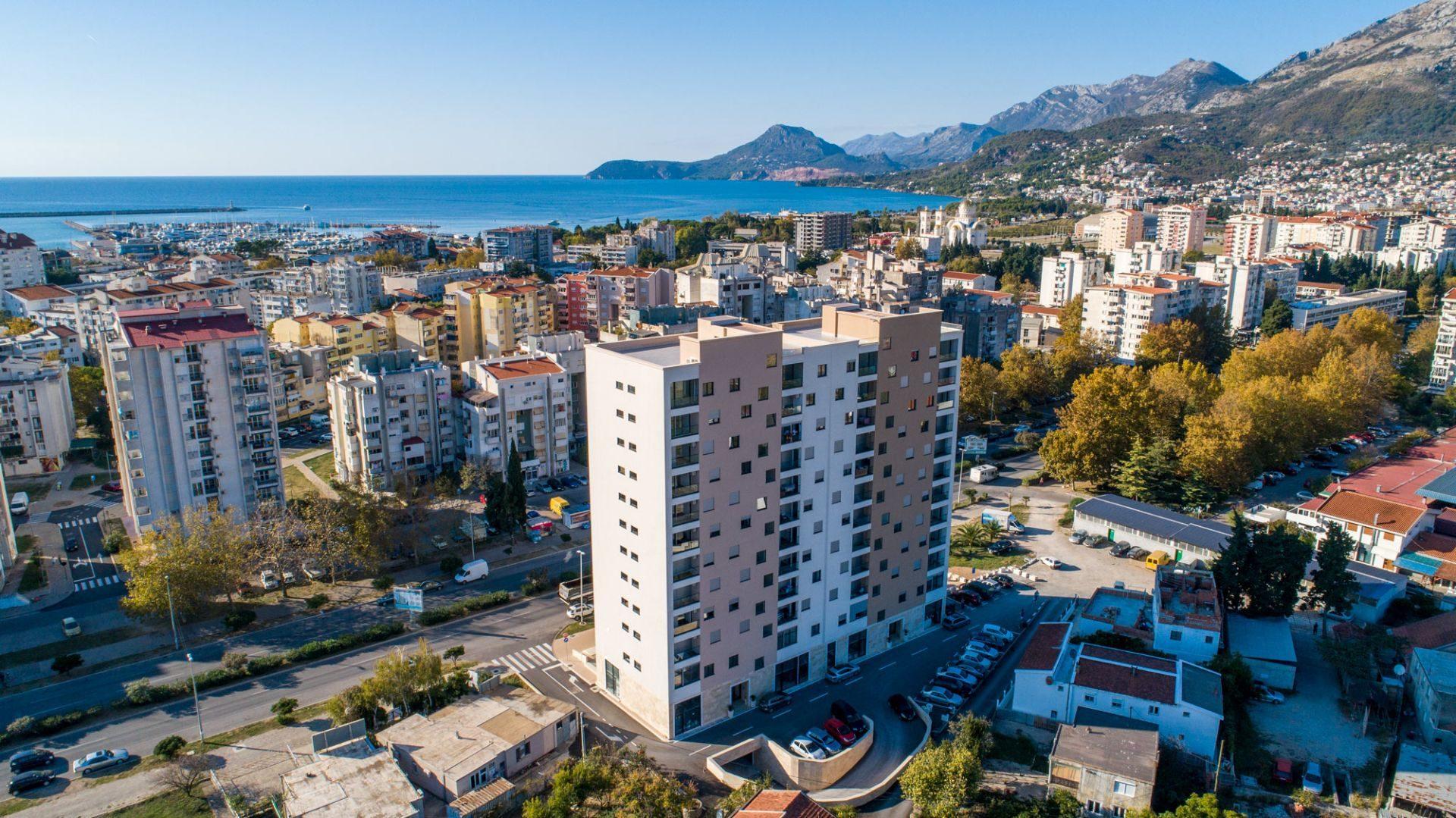 Aerial view of Šušanj, Bar
