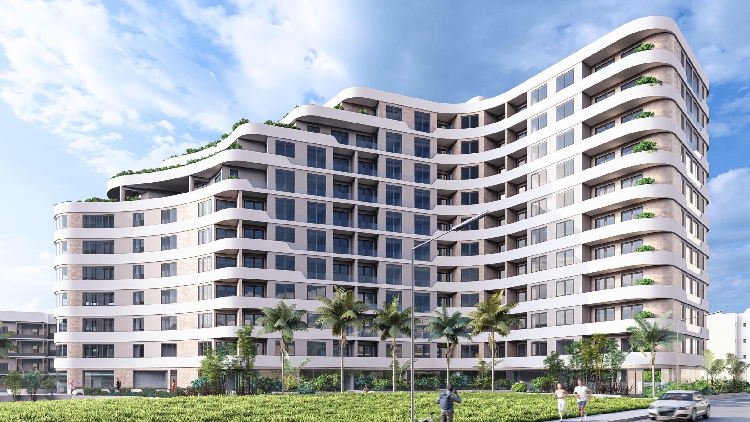 Terrazze Residences building exterior in Šušanj, Bar